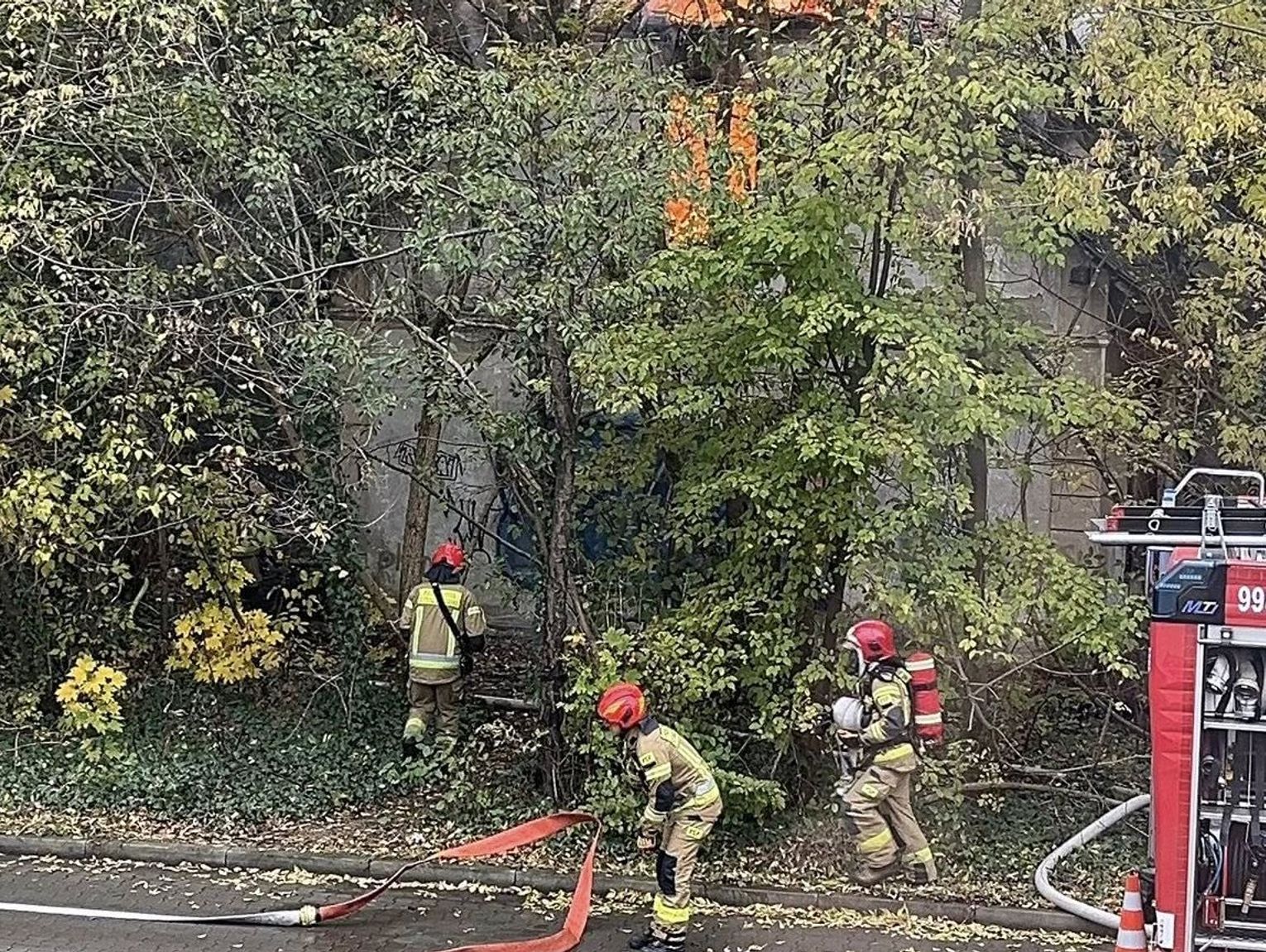 Pożar w Milanówku. Z ogniem walczyło aż siedem zastępów straży!