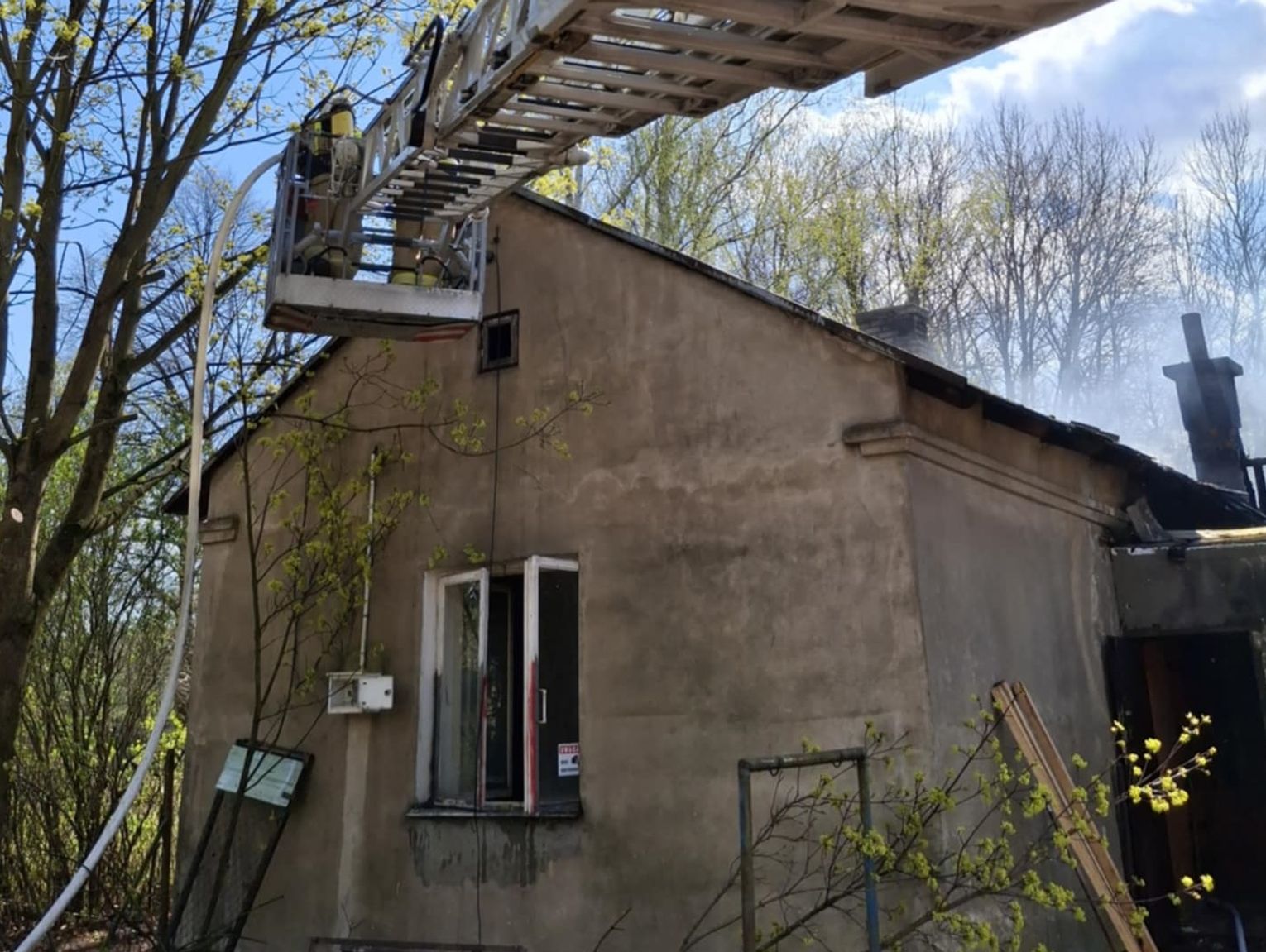 Pożar w Owczarni