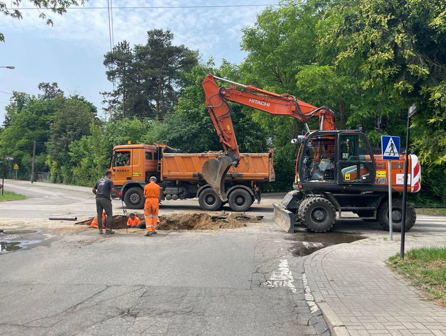 Rozpoczęły się prace na ul. Leśnej w Brwinowie