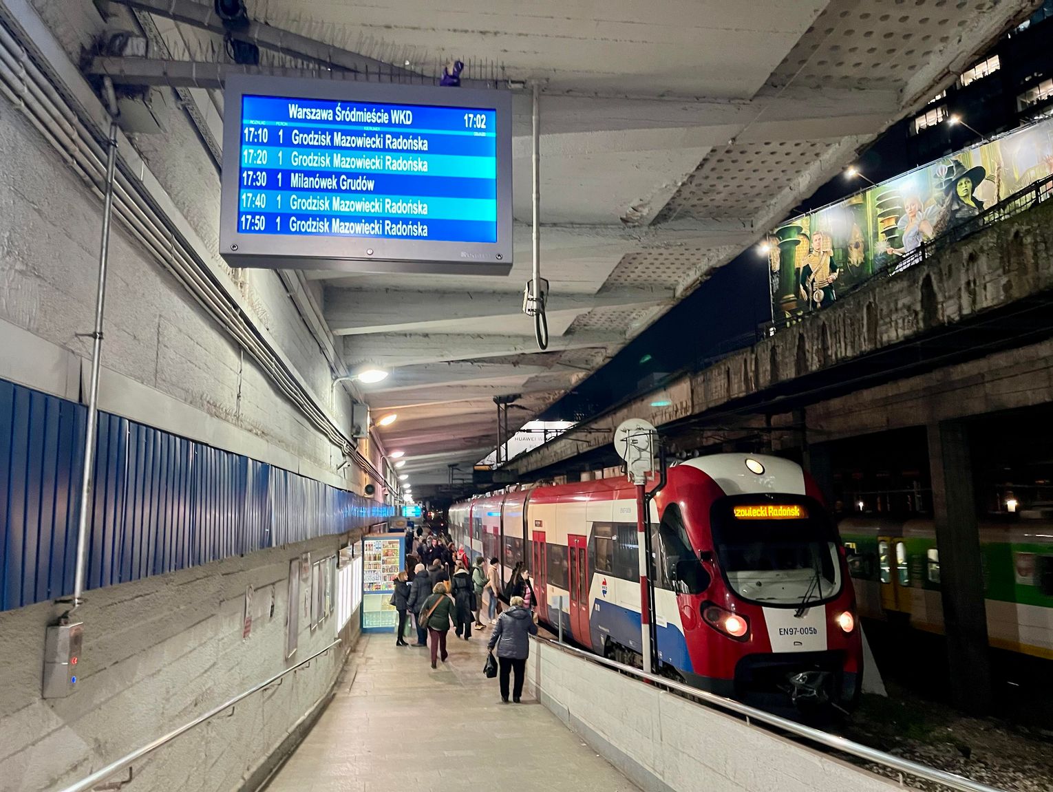 Weekendowe utrudnienia na WKD. Sprawdź zmiany w ruchu pociągów 7–8 lutego