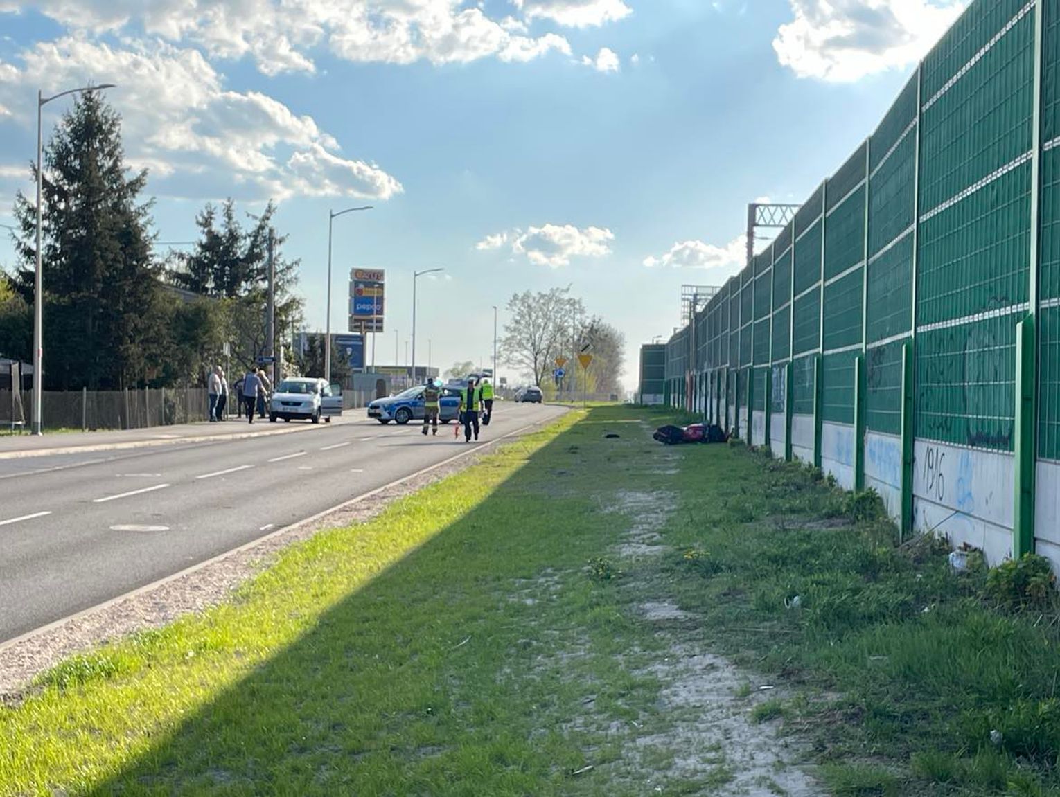 Wypadek na ul. Przytorowej. Lądował śmigłowiec LPR