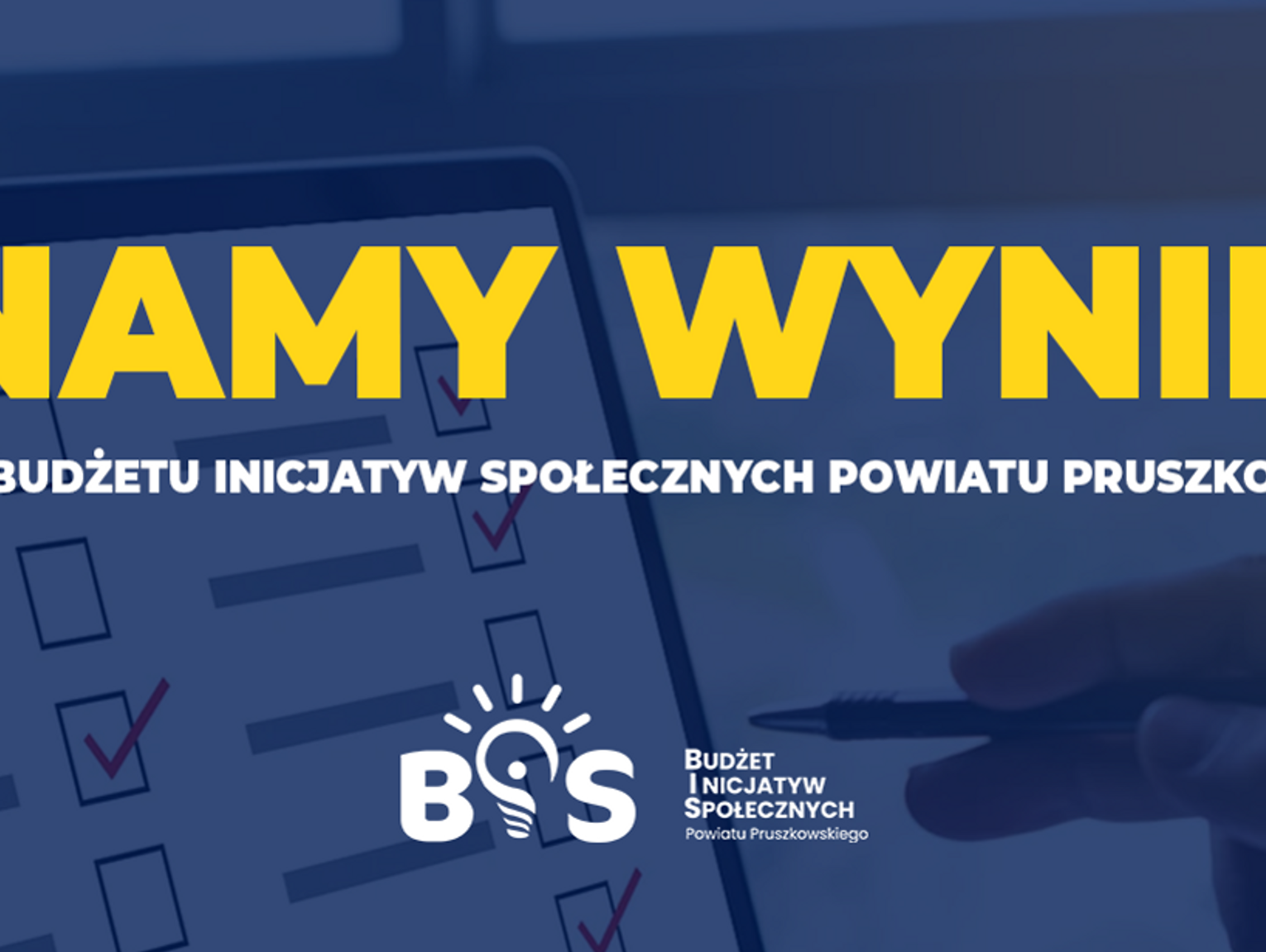 Znamy zwycięzców II edycji Budżetu Inicjatyw Społecznych Powiatu Pruszkowskiego