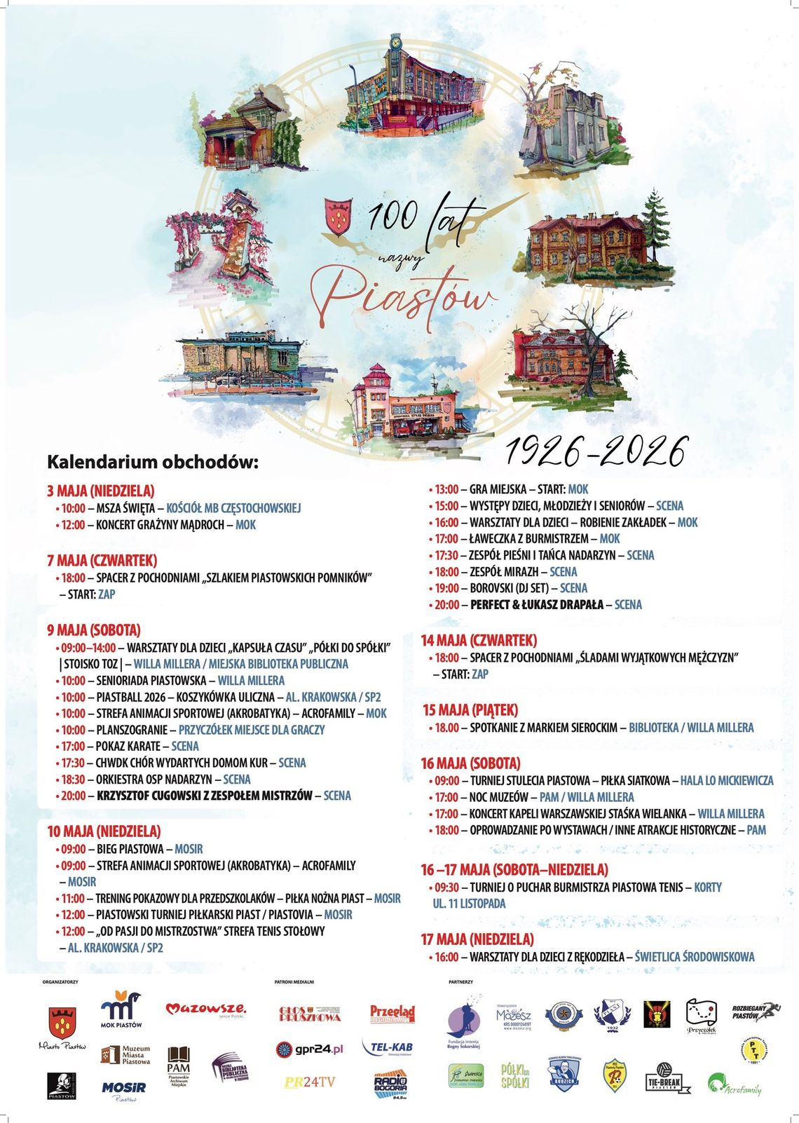 100 lat nazwy Piastów: Sprawdź pełny program jubileuszu i Dni Piastowa 2026!