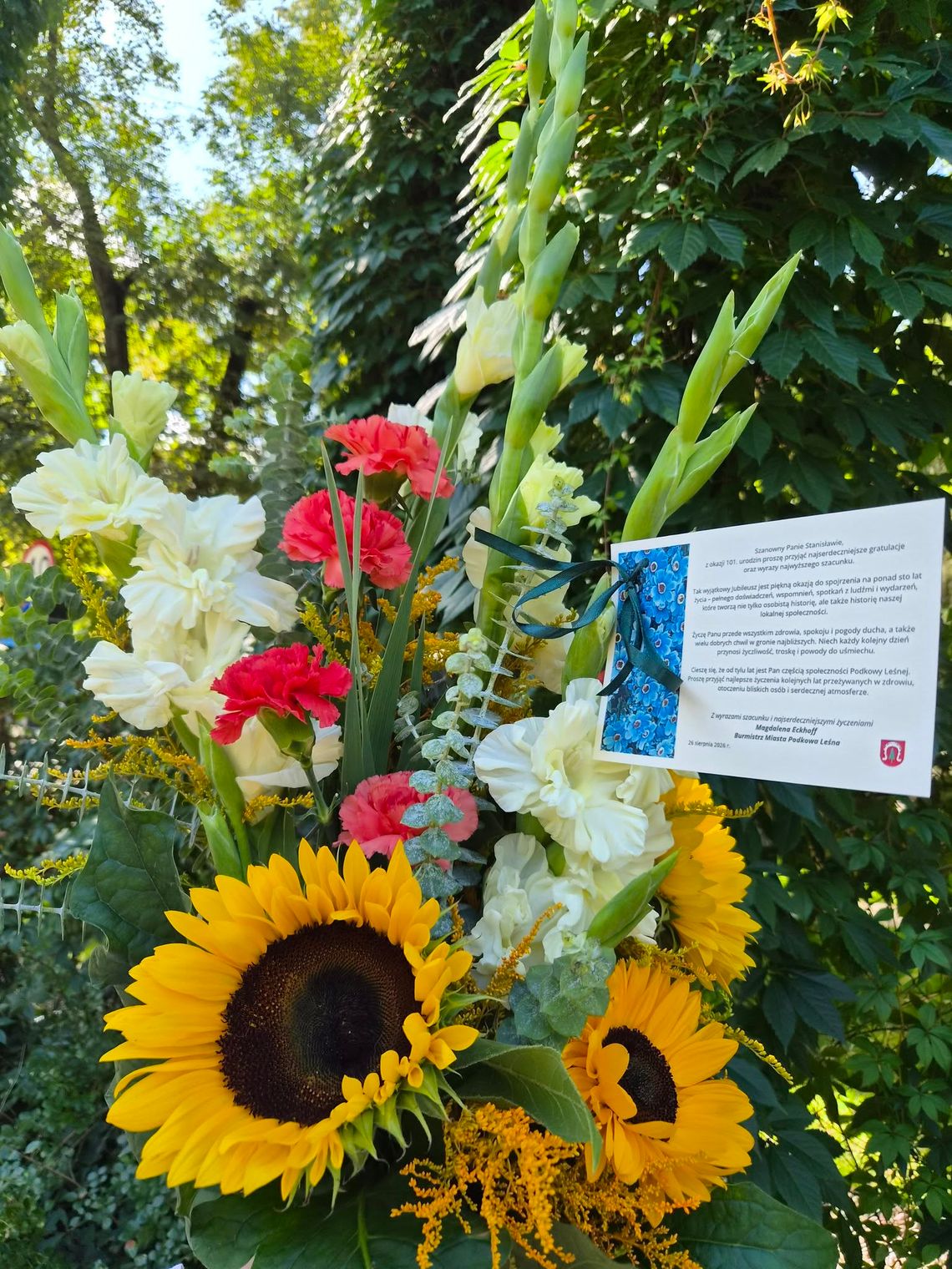 101. urodziny mieszkańca Podkowy Leśnej. Wyjątkowy jubileusz pana Stanisława 101. urodziny mieszkańca Podkowy Leśnej. Wyjątkowy jubileusz pana Stanisława