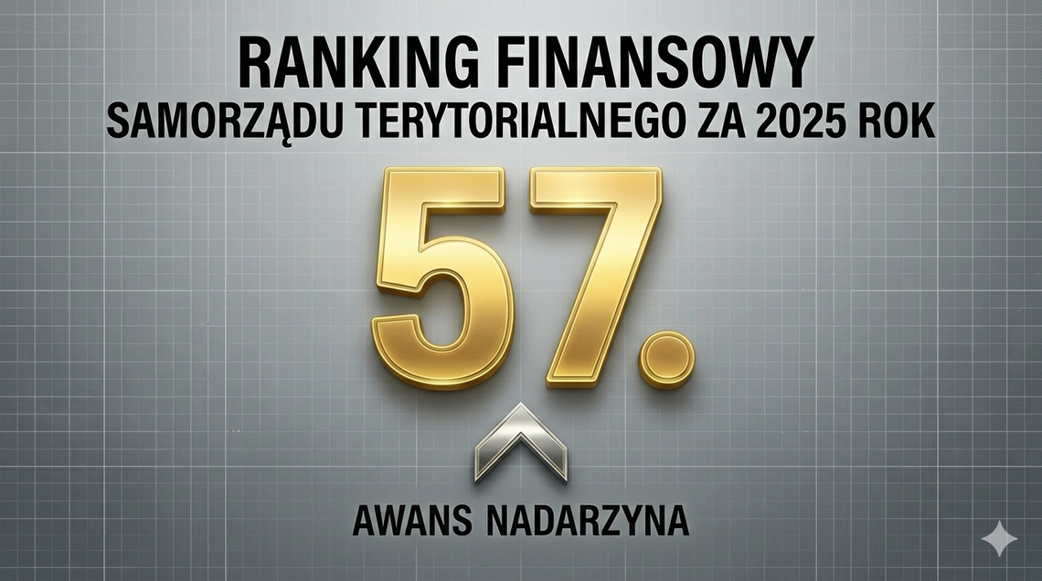 Awans Nadarzyna w Rankingu Finansowym Samorządu. Dariusz Zwoliński podsumowuje wyniki Gminy