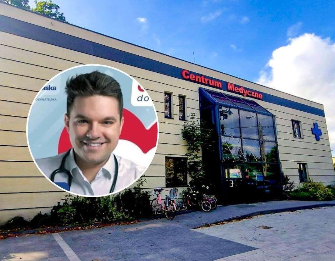 Dawid Kacprzyk przyjmuje pacjentów w Jaktorowie. To bohater jednej z najgłośniejszych afer warszawskiej ochrony zdrowia