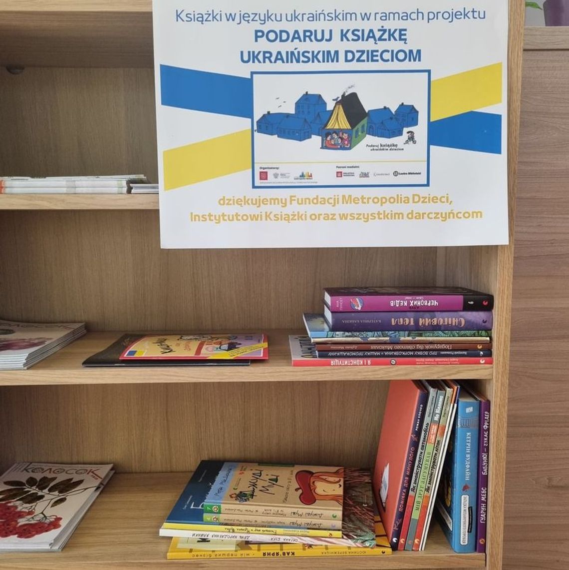 Drugi etap projektu Podaruj książkę ukraińskim dzieciom w Michałowicach