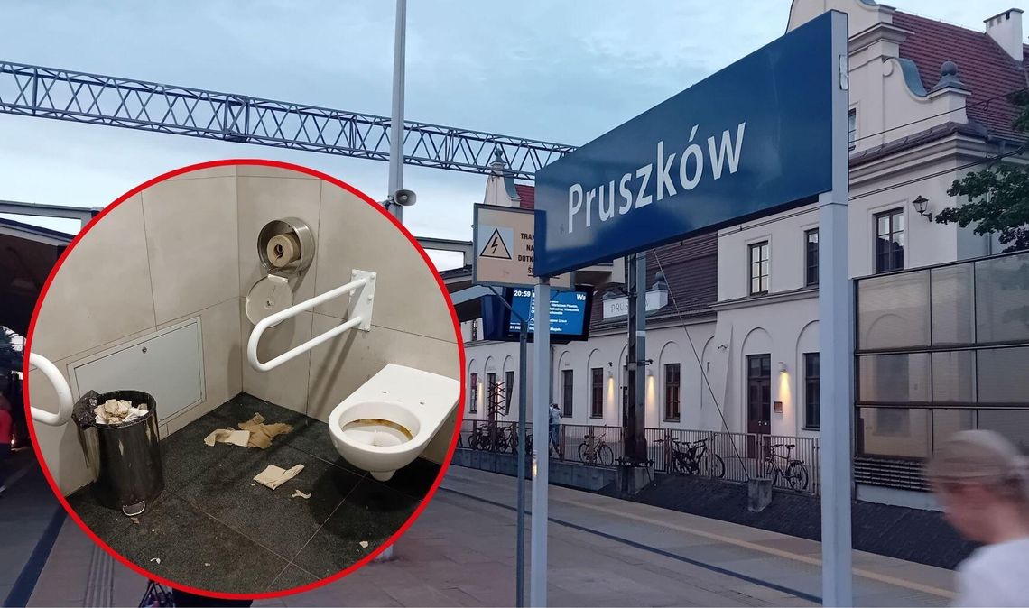 Dworzec PKP Pruszków pod lupą mieszkańców. Miasto interweniuje w sprawie czystości