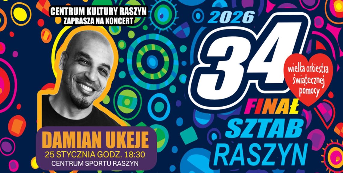 Finał WOŚP 2026 w Raszynie: koncert gwiazdy "The Voice of Poland"