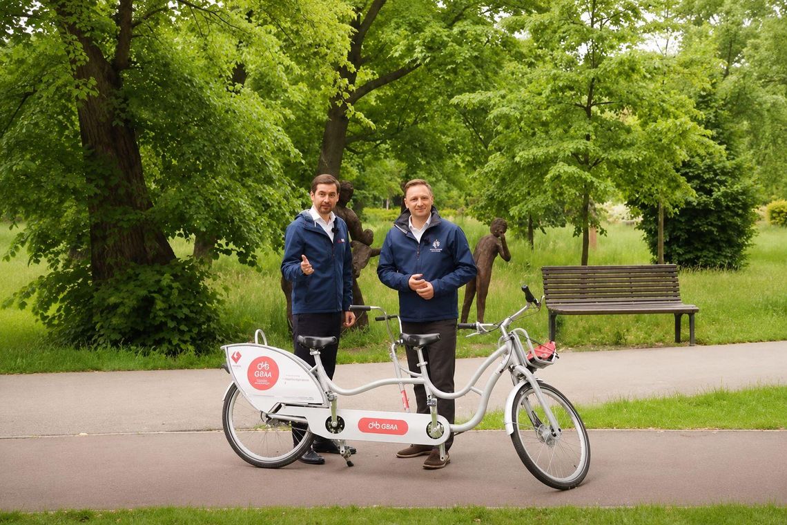 Grodzisk i Milanówek połączy miejski rower. Do floty dołączył tandem Grodzisk i Milanówek połączy miejski rower. Do floty dołączył tandem