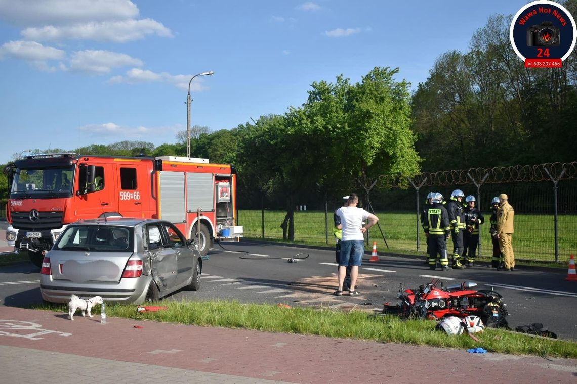 Groźny wypadek w Parzniewie