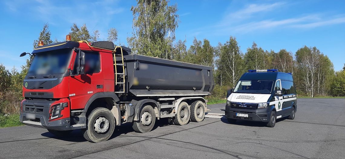 Kontrole ciężarówek i zatrzymane transporty