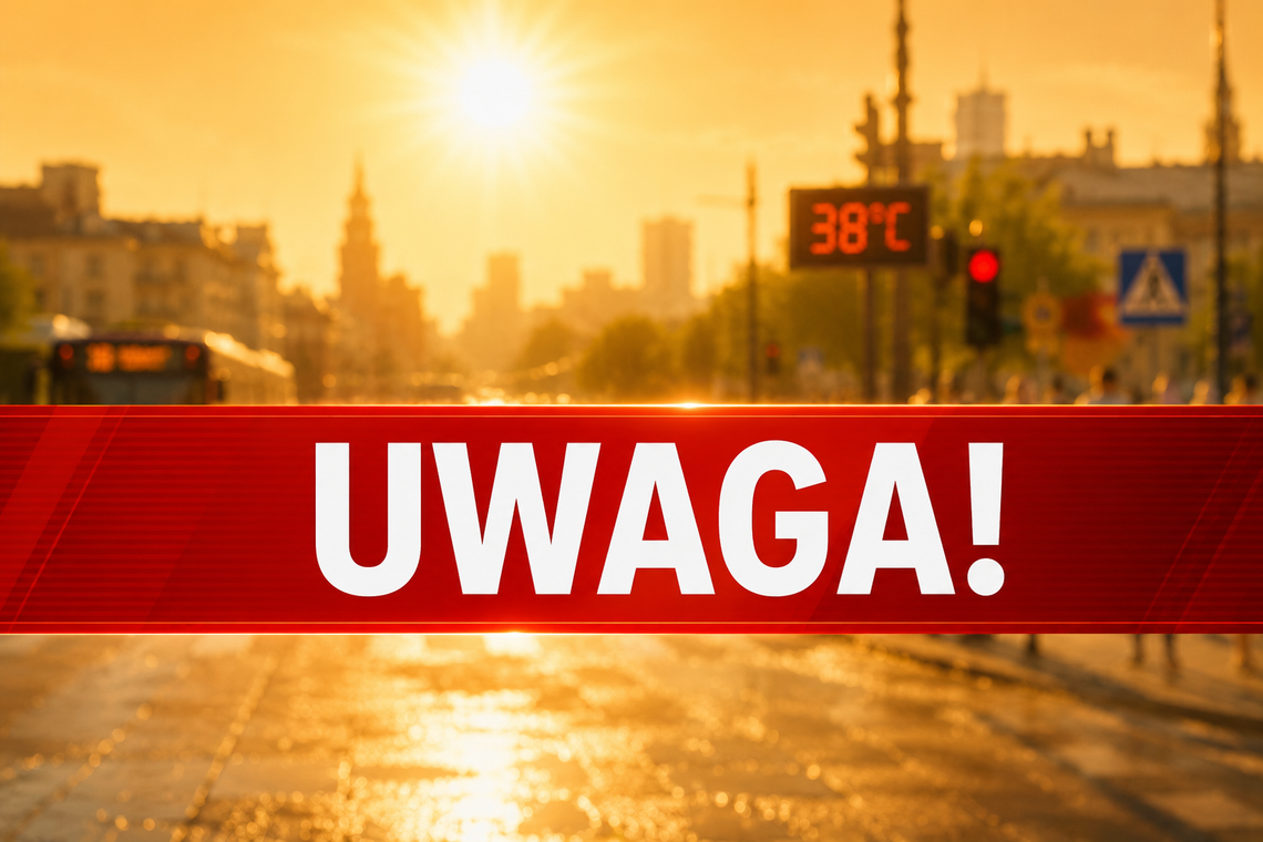 Mazowsze całe na pomarańczowo. Nadciąga fala niebezpiecznych upałów Mazowsze całe na pomarańczowo. Nadciąga fala niebezpiecznych upałów