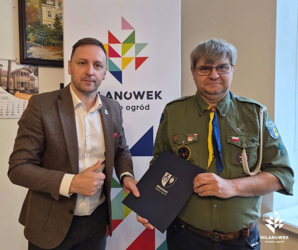 Milanówek i harcerze będą współpracować przy ochronie ludności