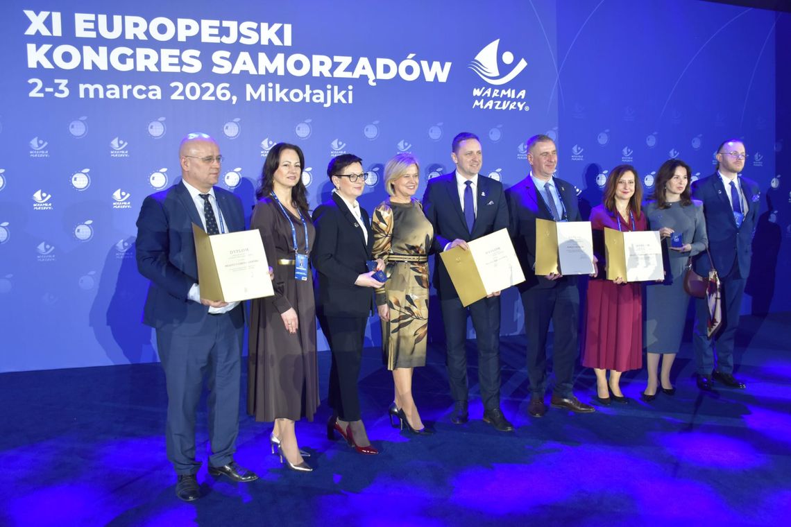 Milanówek wyróżniony na Europejskim Kongresie Samorządów w Mikołajkach
