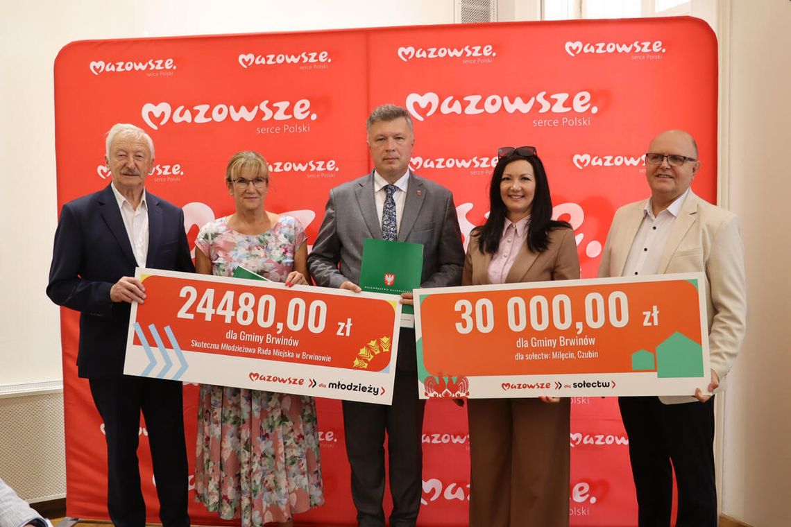 Miliony złotych z Mazowsza dla zachodnich powiatów. Skorzysta także gmina Brwinów
