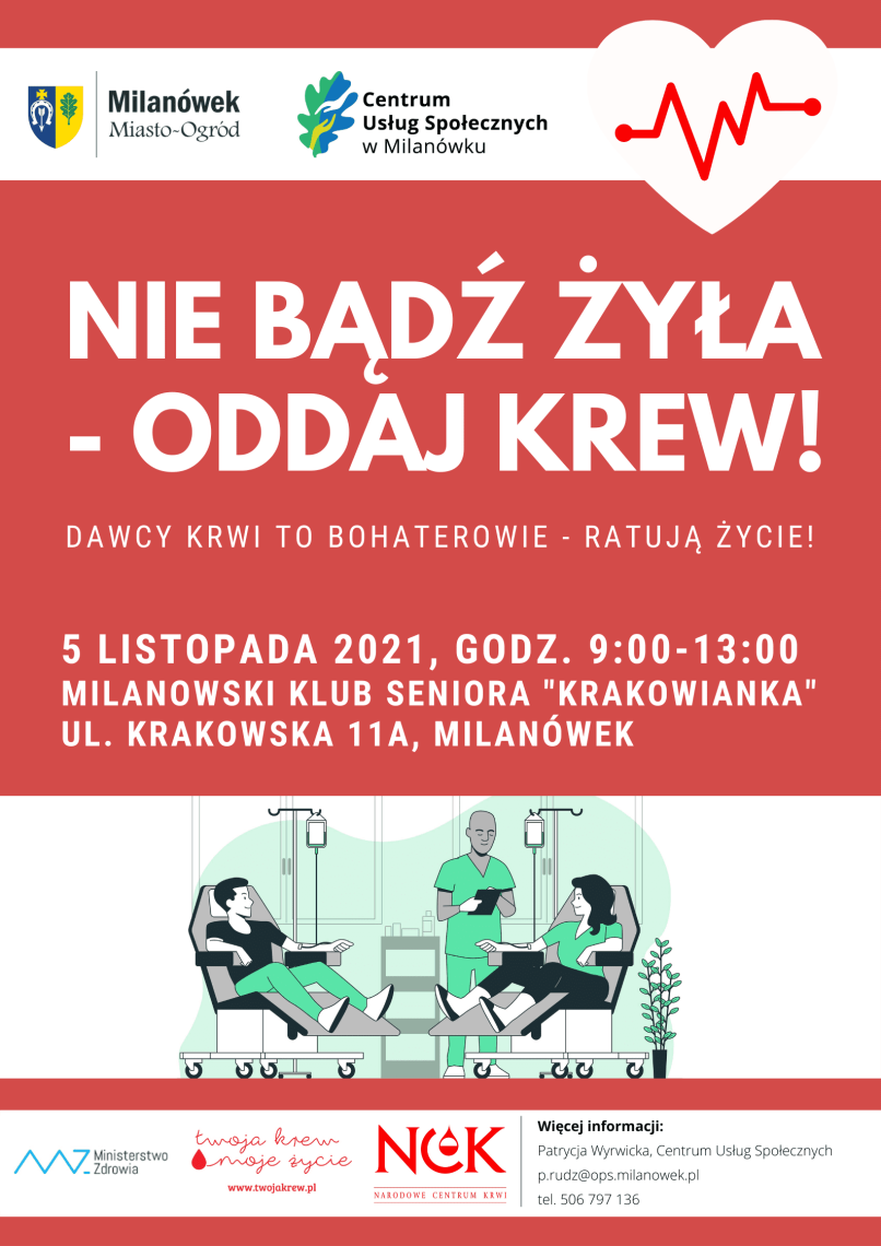 Nie bądź żyła – oddaj krew!