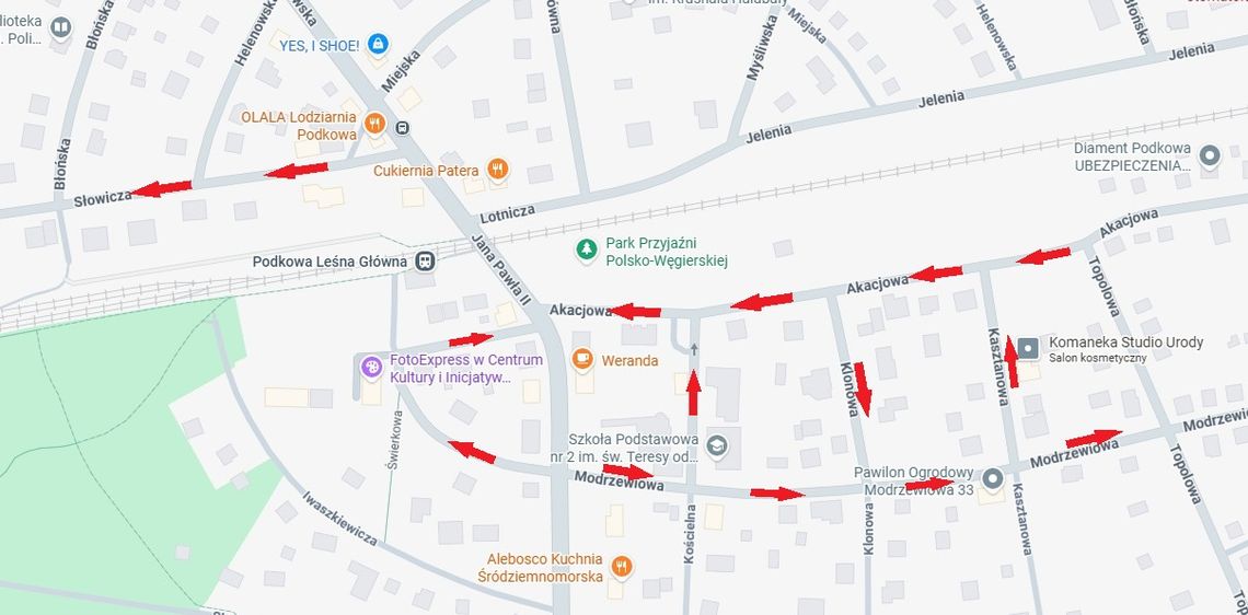 Nowa organizacja ruchu w centrum Podkowy Leśnej. Jest ruch jednokierunkowych Nowa organizacja ruchu w centrum Podkowy Leśnej. Jest ruch jednokierunkowych