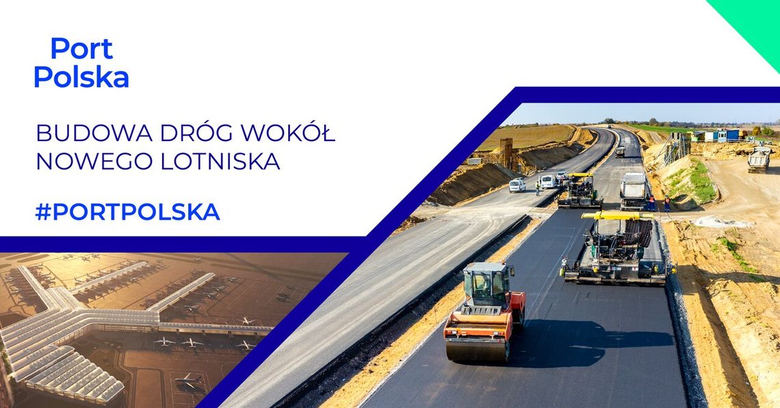Nowe drogi wokół lotniska CPK: 92 km tras zmienią komunikację regionu
