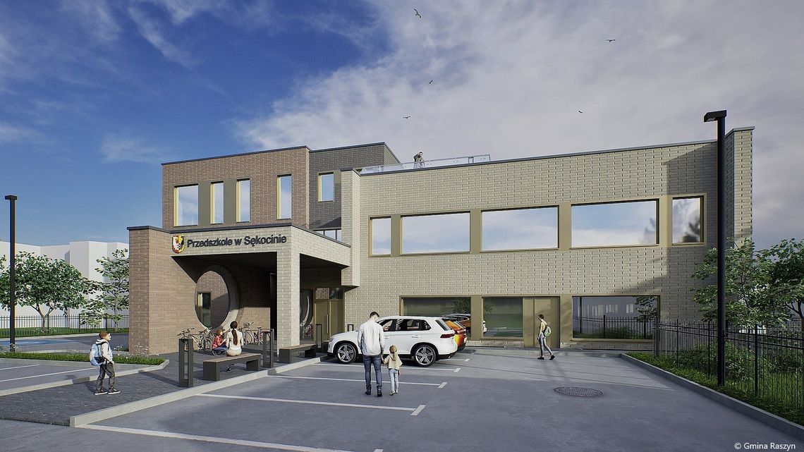 Nowe przedszkole w Sękocinie za 28 mln zł. Rusza największa inwestycja oświatowa w gminie Raszyn