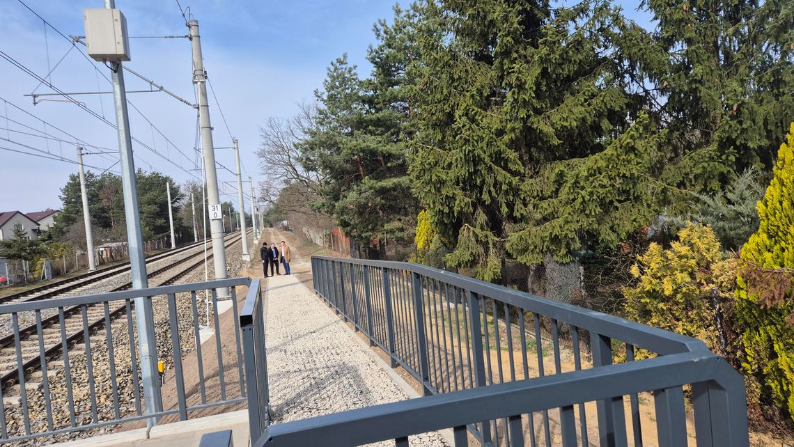 Nowe wejście na przystanek WKD Grodzisk Mazowiecki Piaskowa Nowe wejście na przystanek WKD Grodzisk Mazowiecki Piaskowa