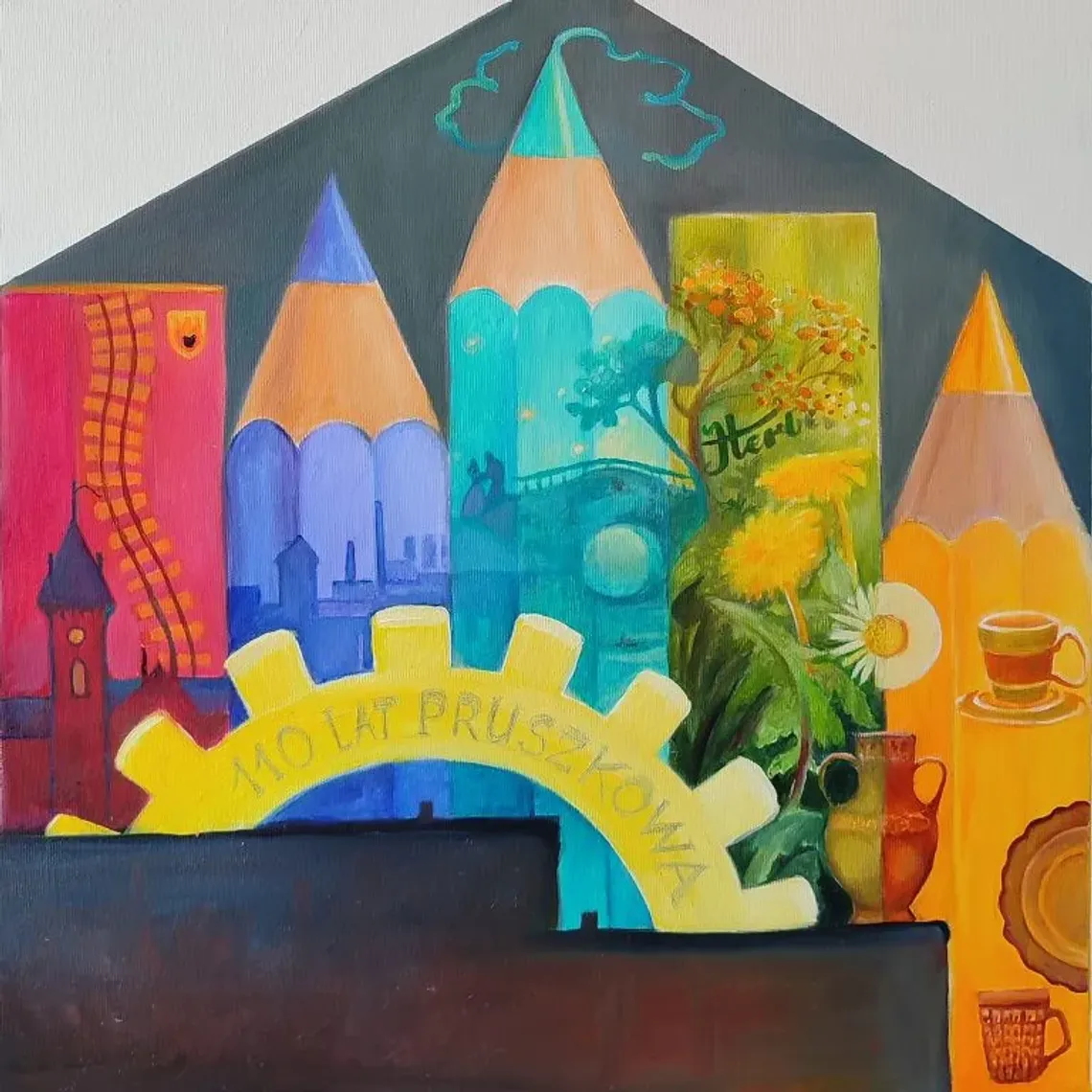Nowy mural na 110-lecie Pruszkowa! Zwyciężył niezwykły projekt z motywem słynnych kredek Nowy mural na 110-lecie Pruszkowa! Zwyciężył niezwykły projekt z motywem słynnych kredek