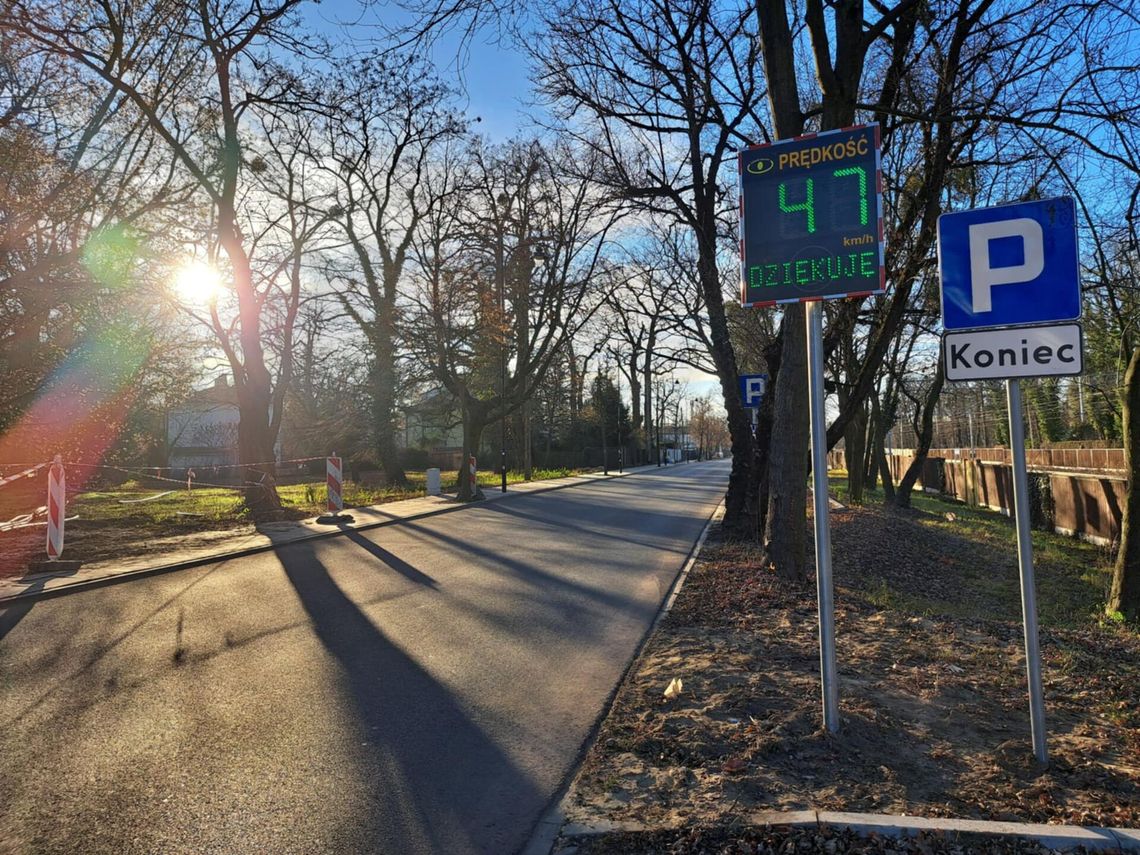 Nowy radarowy wyświetlacz prędkości w Milanówku