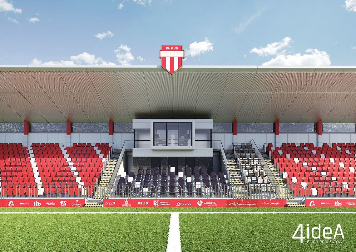 Nowy stadion Pogoni Grodzisk coraz bliżej. Oświetlenie kluczowym krokiem inwestycji
