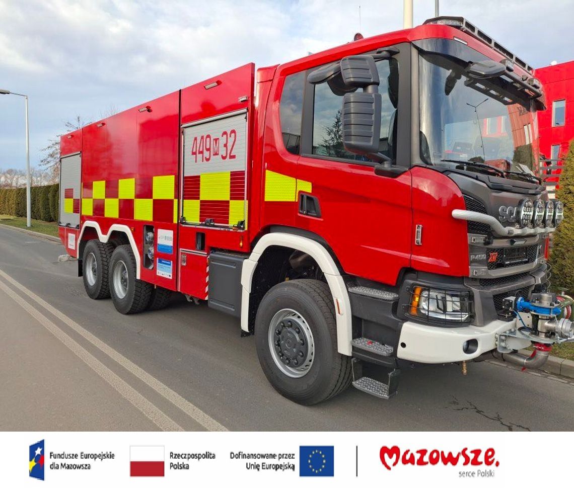 Nowy wóz dla straży pożarnej w Milanówku