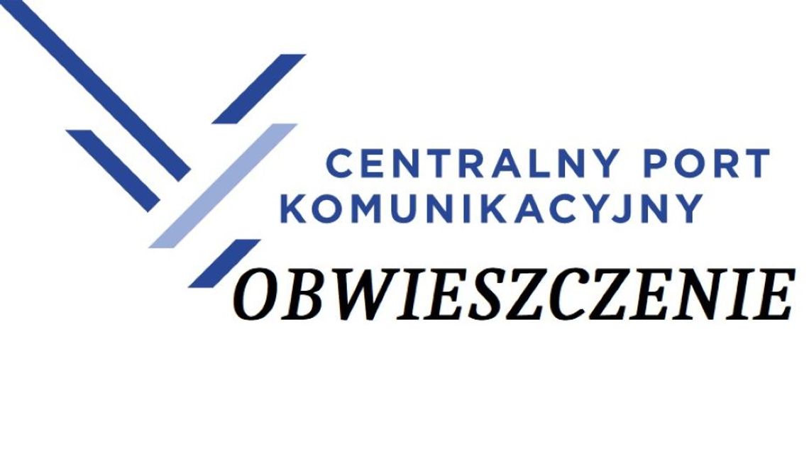 Obwieszczenie Centralnego Portu Komunikacyjnego