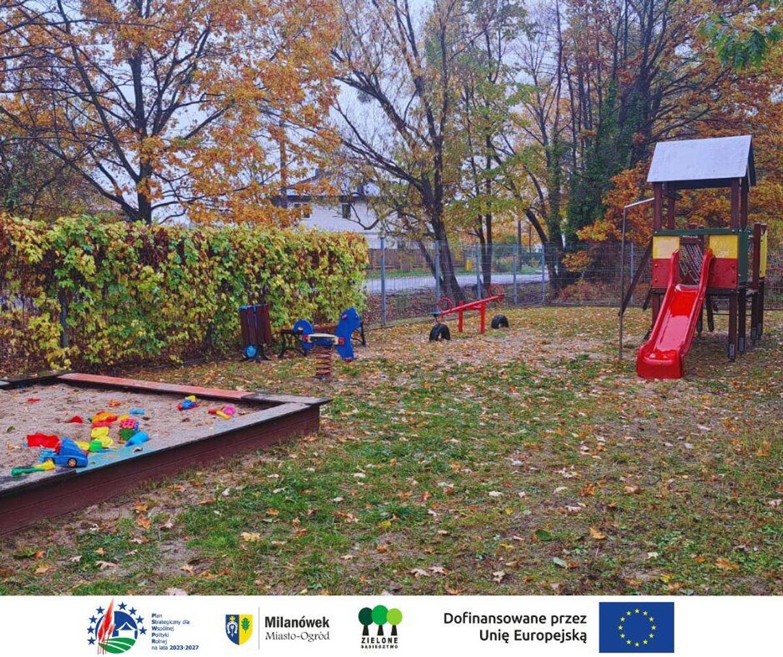 Plac zabaw przy ulicy Wylot w Milanówku przechodzi modernizację Plac zabaw przy ulicy Wylot w Milanówku przechodzi modernizację