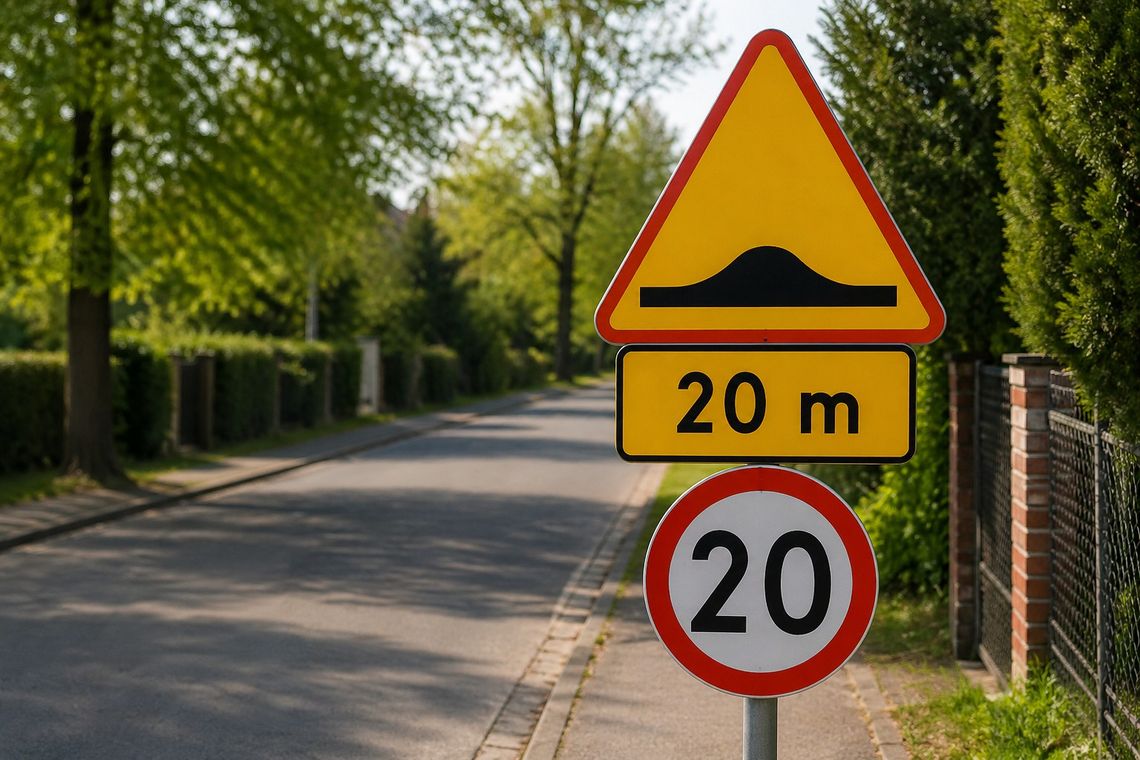 Podkowa Leśna stawia na bezpieczeństwo: Nowe progi i ruch jednokierunkowy