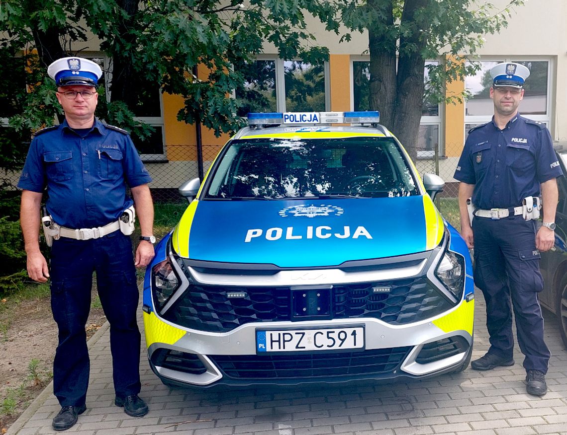 Policyjna eskorta do szpitala