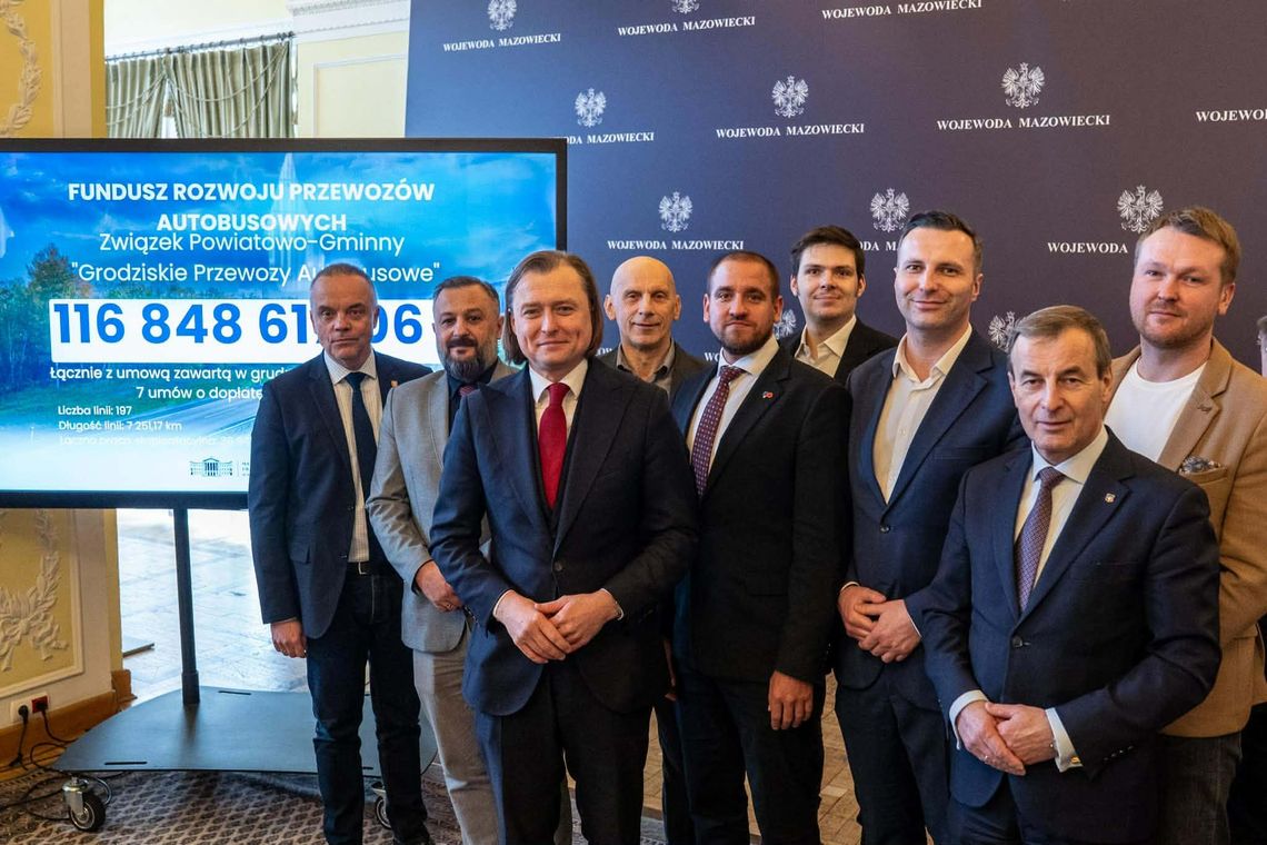 Ponad 116 mln zł dofinansowania dla Grodziskich Przewozów Autobusowych
