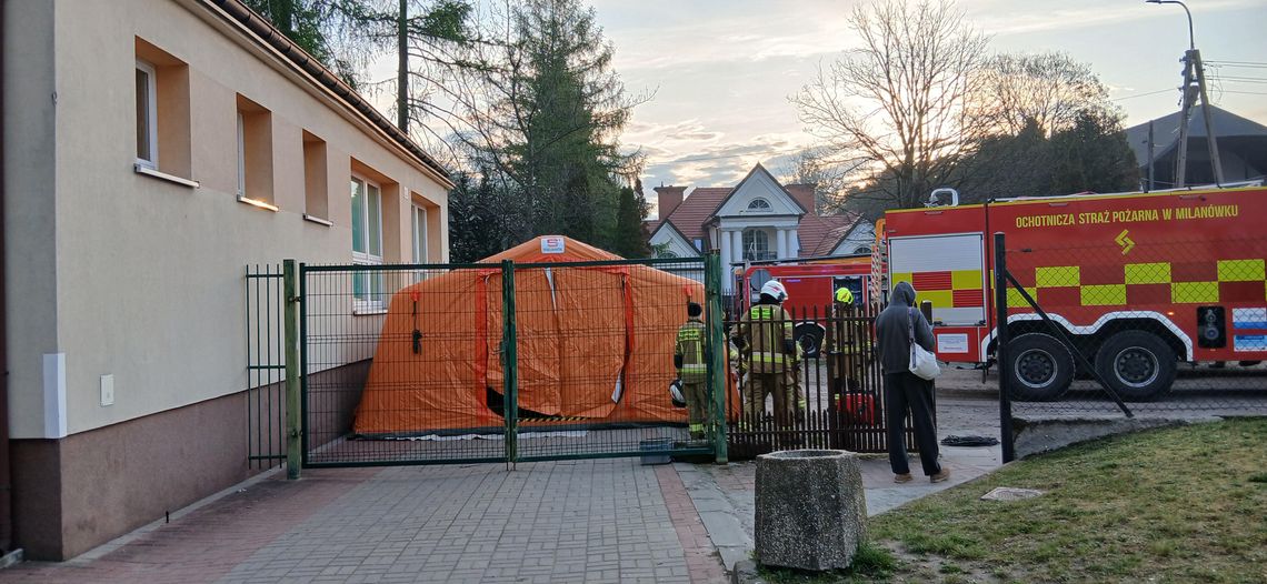 Potężny pożar i eksplozje w Grodzisku Mazowieckim. Ewakuowano 26 osób