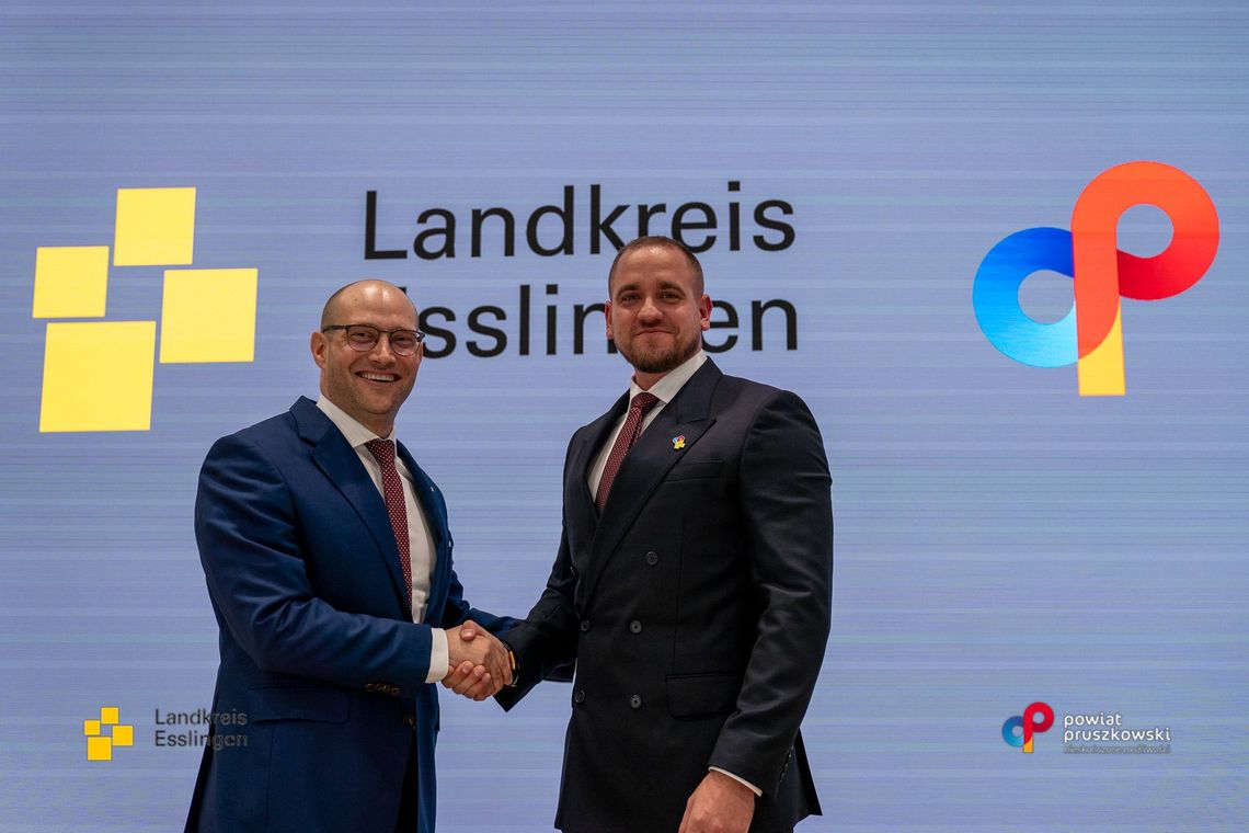 Powiat Pruszkowski odnowił współpracę z Esslingen Powiat Pruszkowski odnowił współpracę z Esslingen