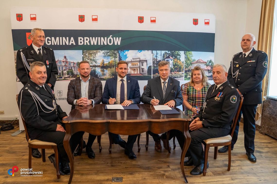 Powiat Pruszkowski przekaże 89 tys. zł dla strażaków z gminy Brwinów