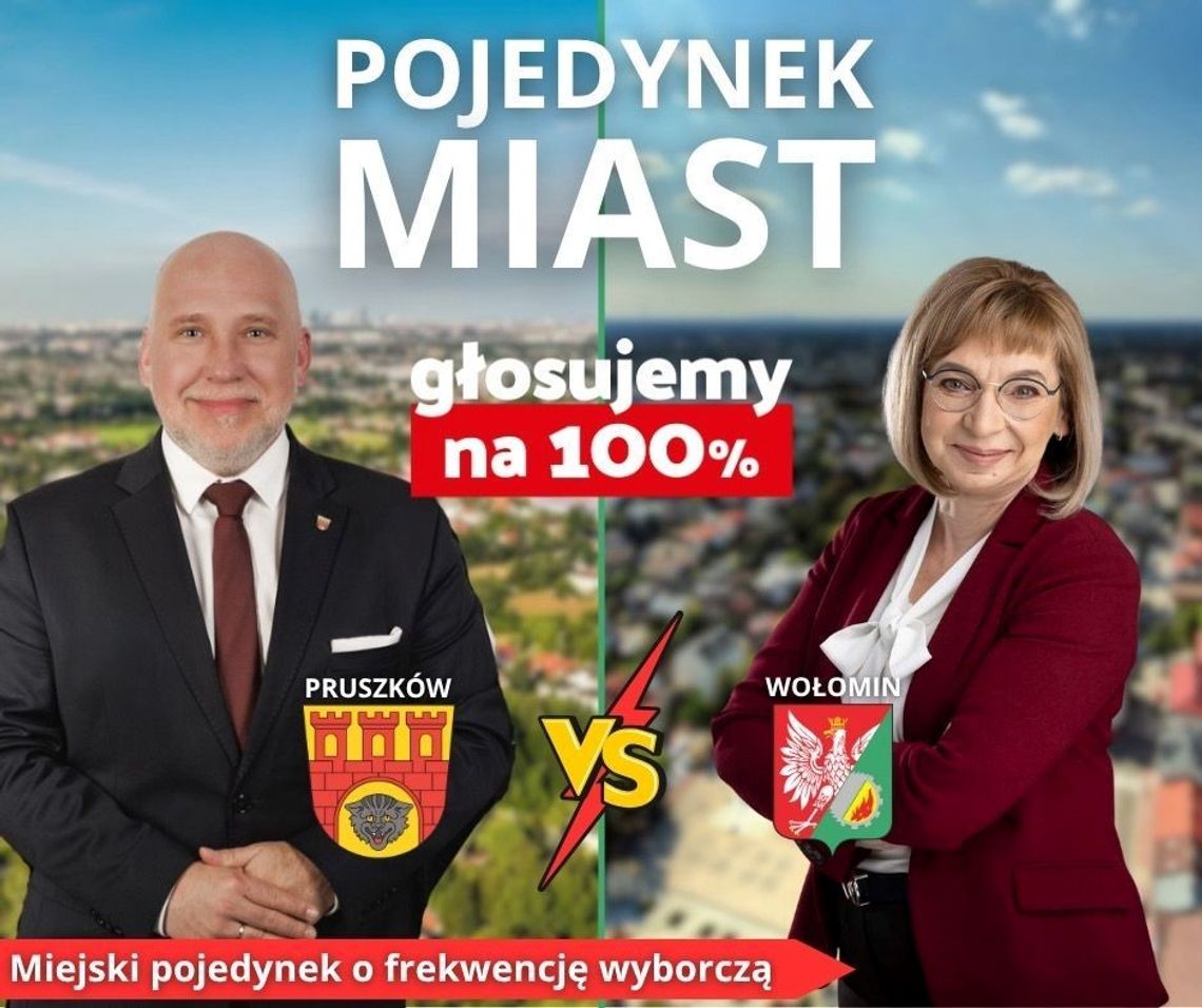 Pruszków kontra Wołomin. Bitwa o najwyższą frekwencję