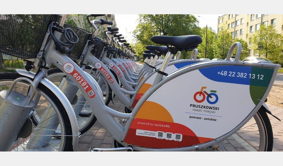 Pruszkowski Rower Miejski 2026 rusza wcześniej! Sprawdź ceny, stacje i nowości