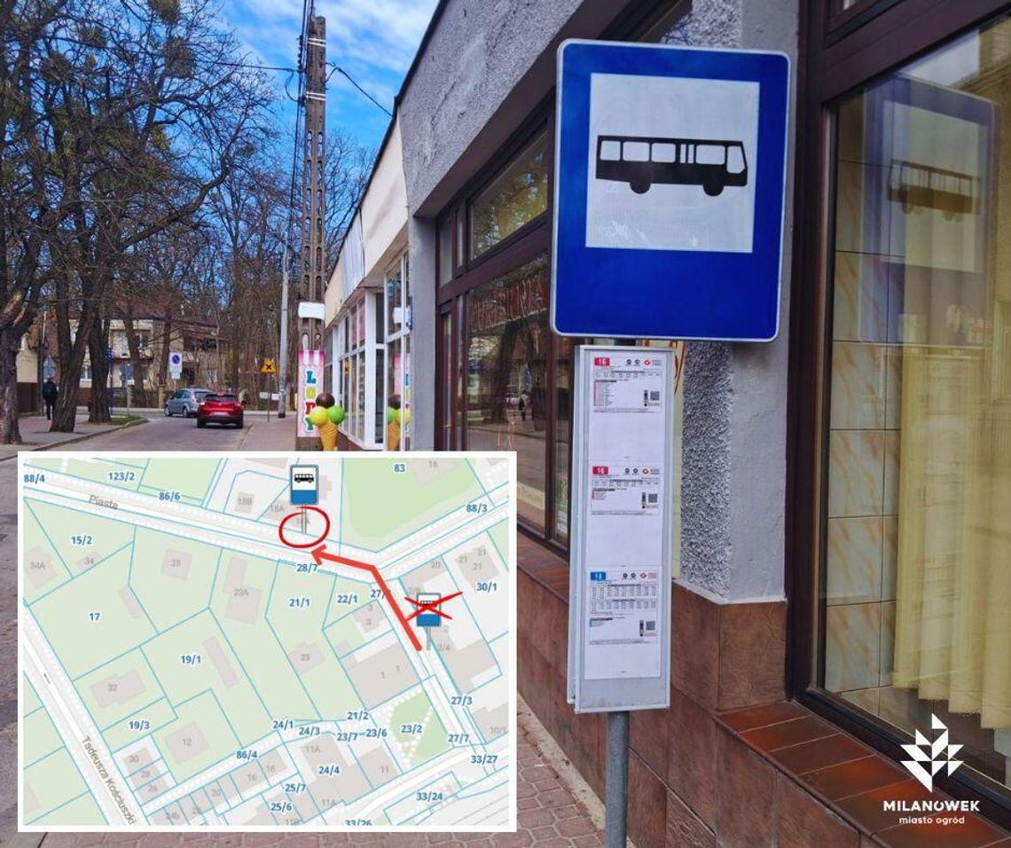 Przeniesienie przystanku w Milanówku wywołało burzę