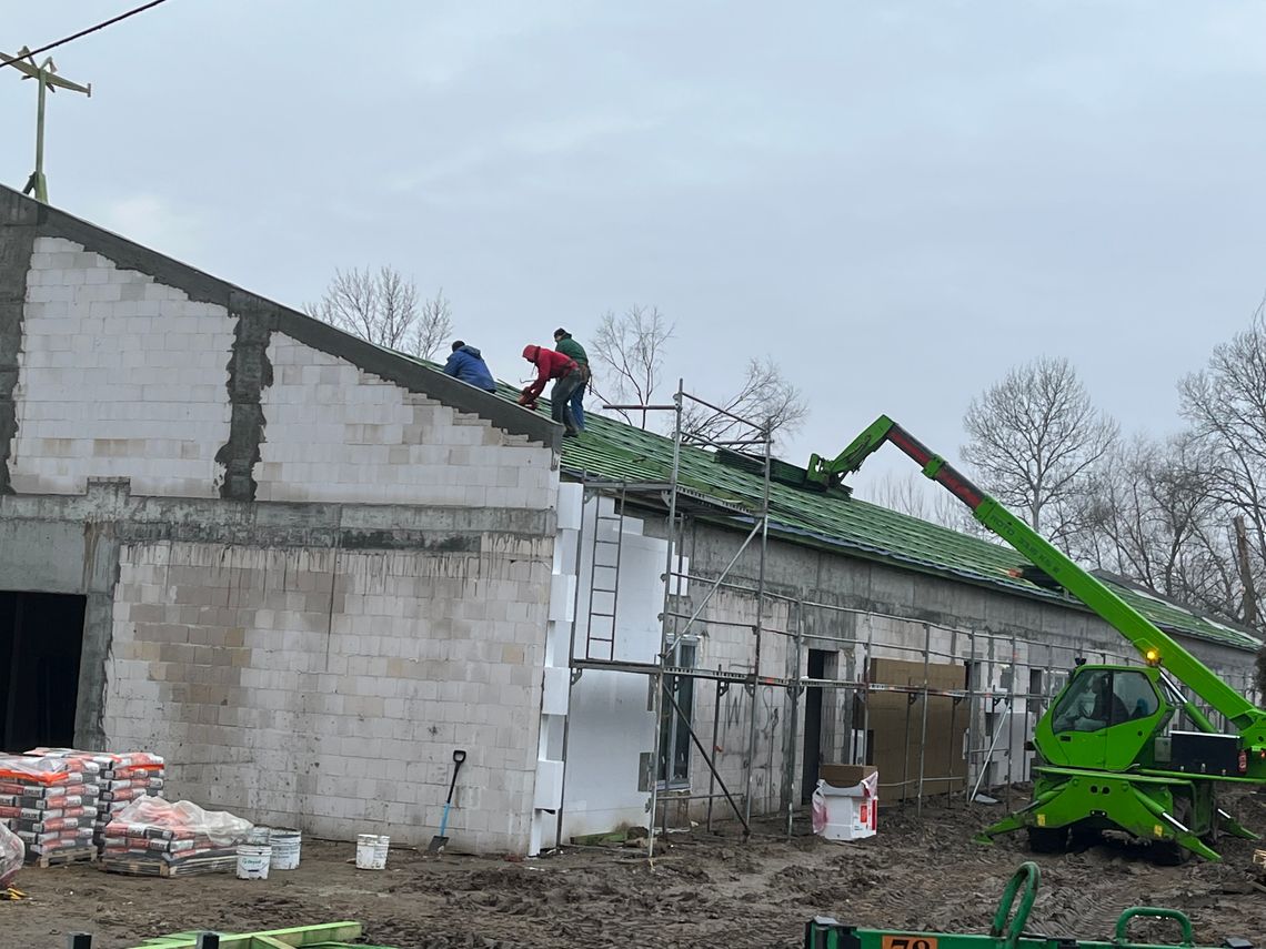 Roboty przy żłobku zgodnie z planem