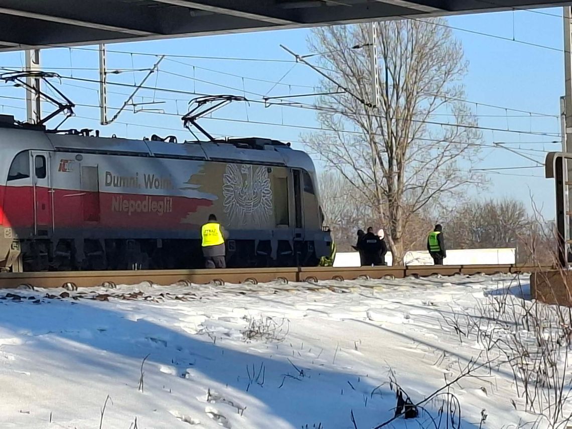 Śmiertelne potrącenie człowieka na torach w Grodzisku Mazowieckim