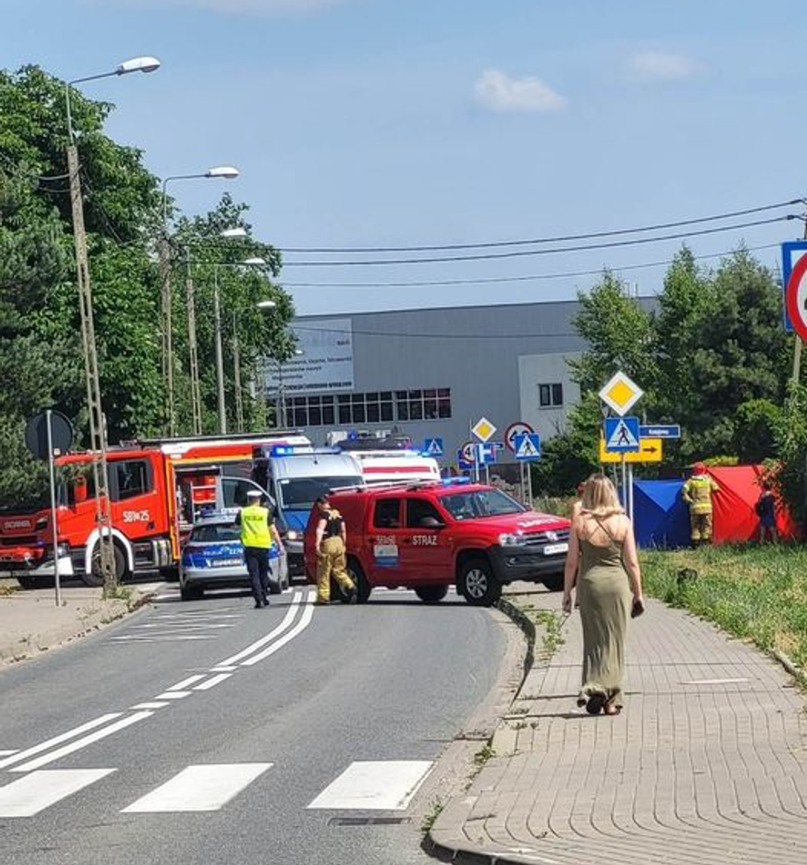 Śmiertelny wypadek na ulicy Długiej w Pruszkowie [Aktualizacja]