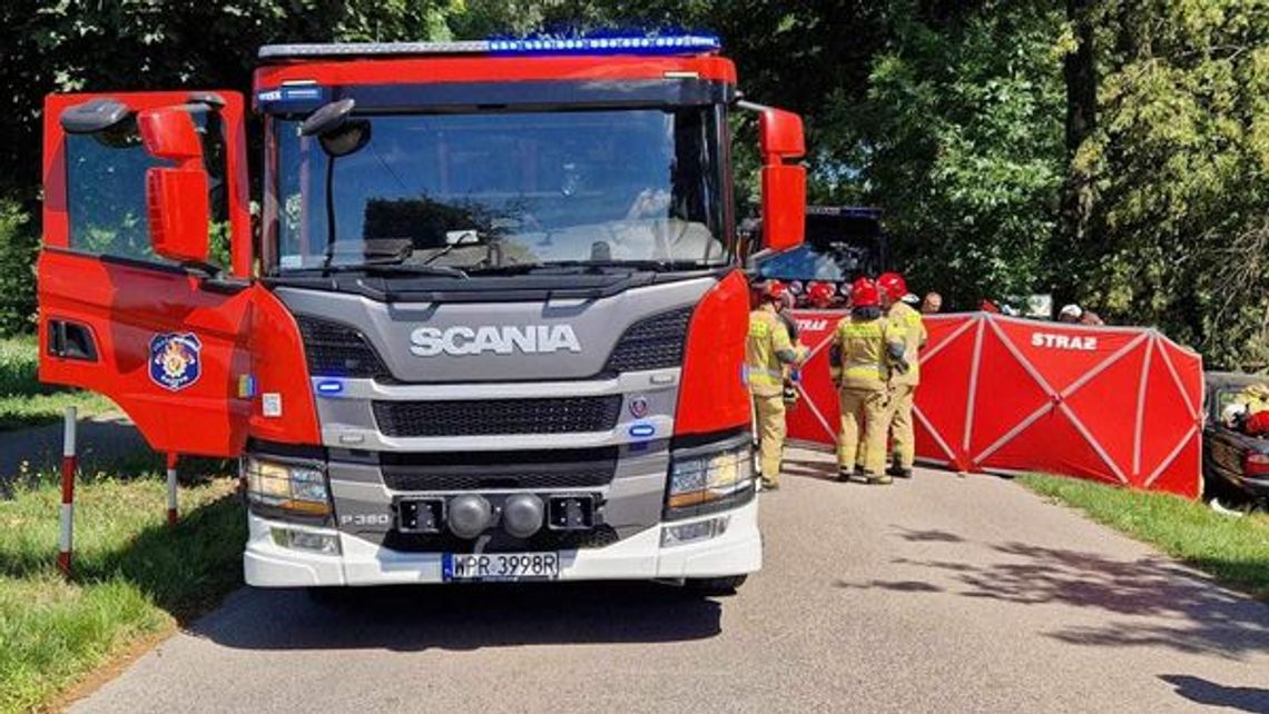 Śmiertelny wypadek we wsi Puchały niedaleko Raszyna