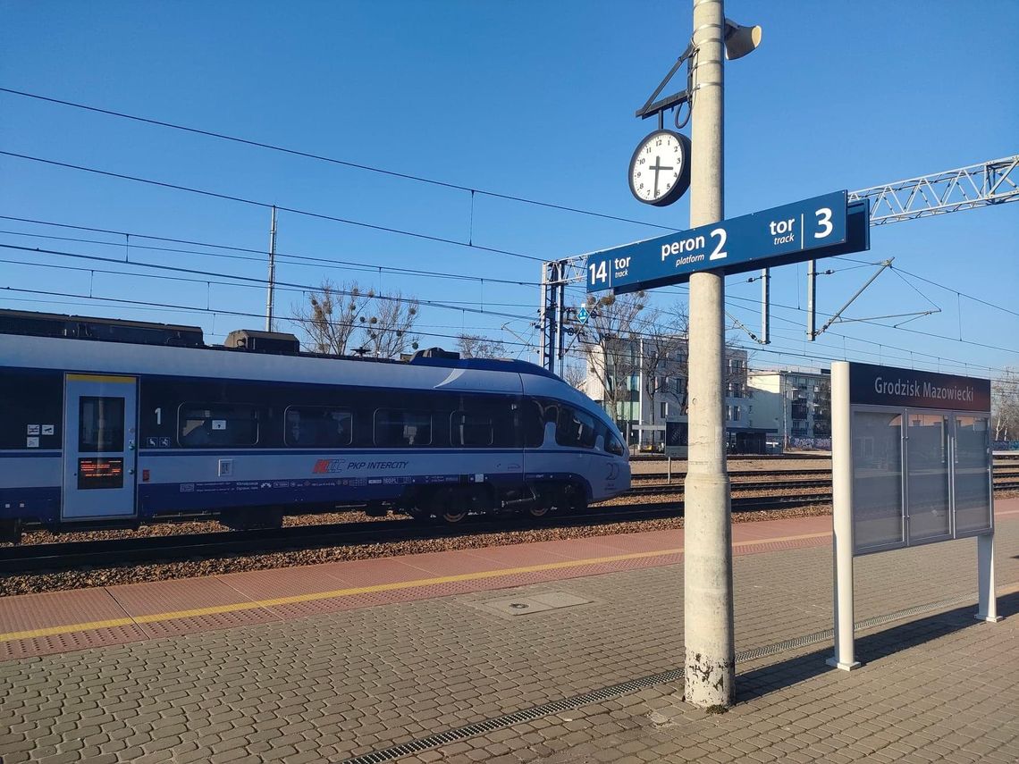 Więcej pociągów PKP Intercity zatrzyma się w Grodzisku Mazowieckim