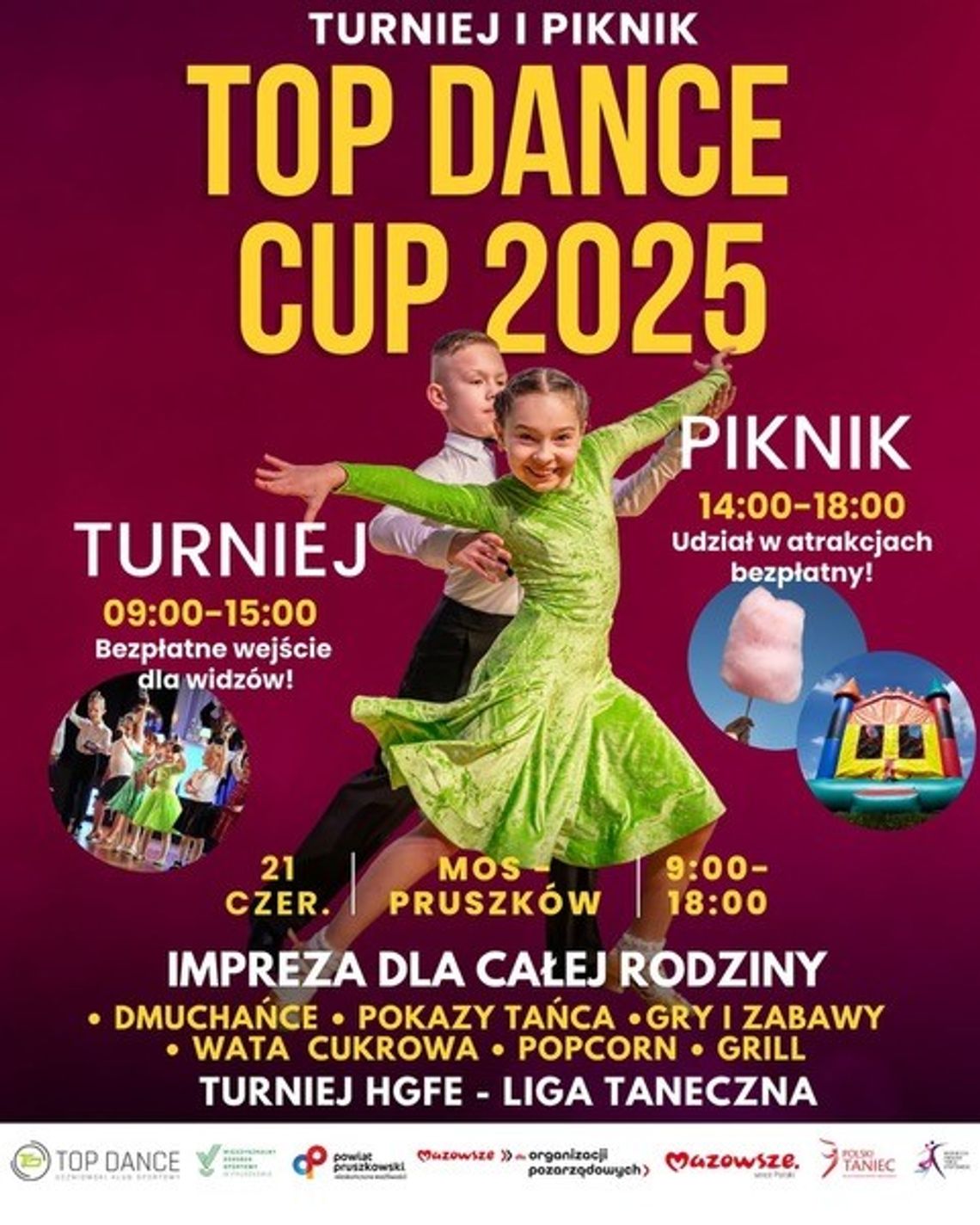 Top Dance Cup 2025: Turniej i Piknik w Pruszkowie