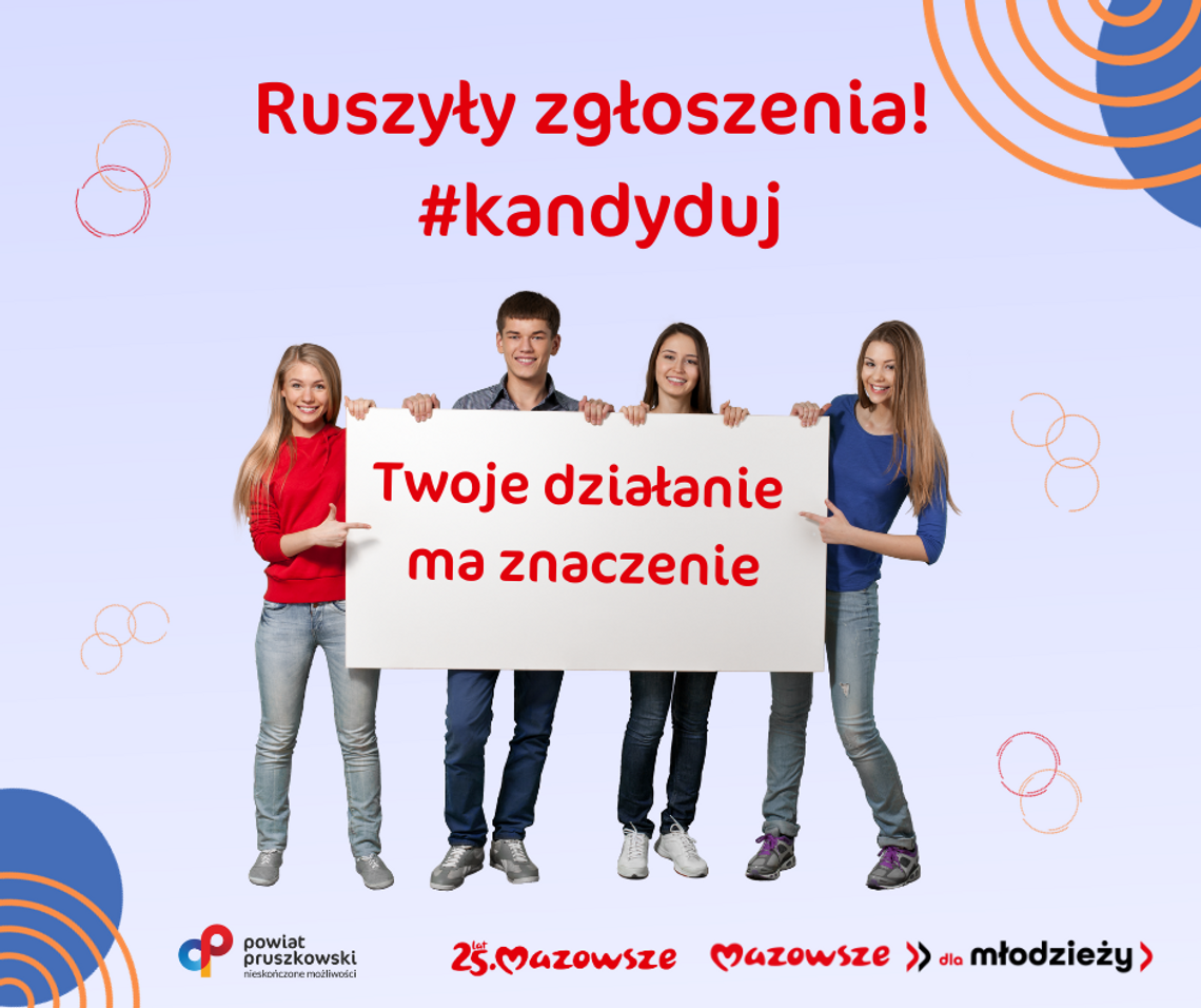 #twojedziałaniemaznaczenie - zgłoś się do Młodzieżowej Rady Powiatu Pruszkowskiego