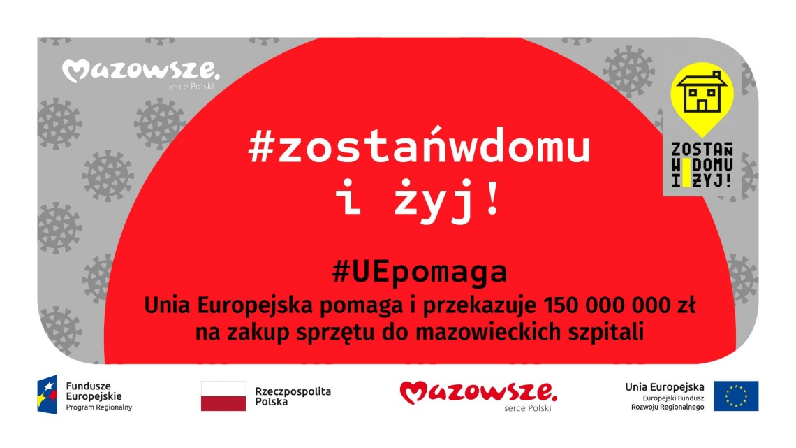 UE I SAMORZĄD MAZOWSZA DOPOSAŻAJĄ MAZOWIECKIE SZPITALE