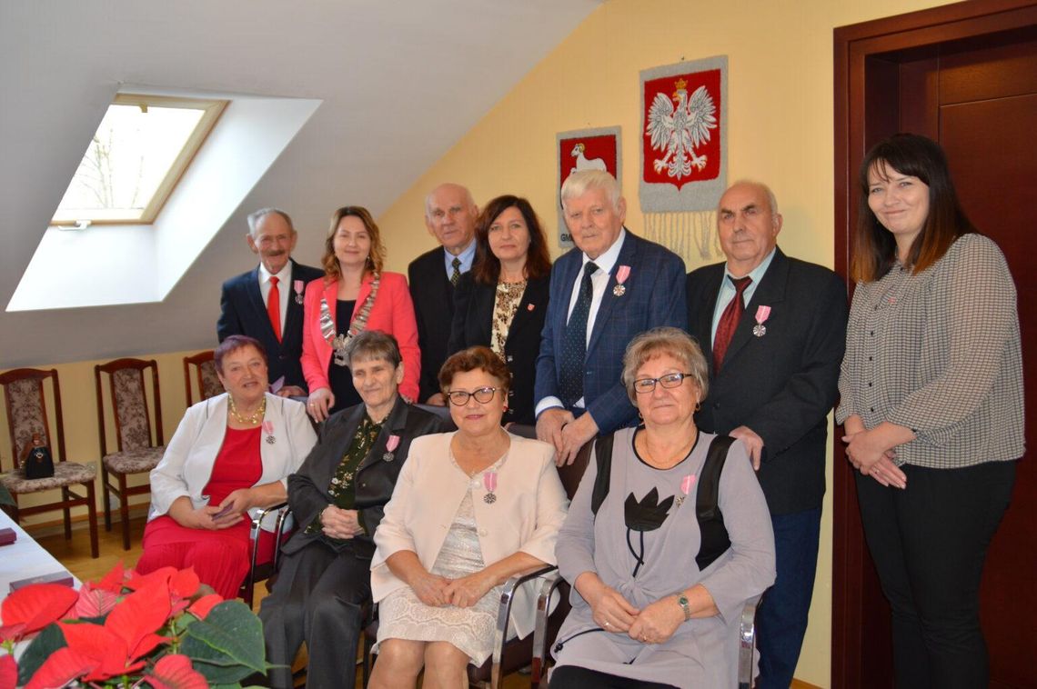 Uhonorowani medalami za długoletnie pożycie małżeńskie