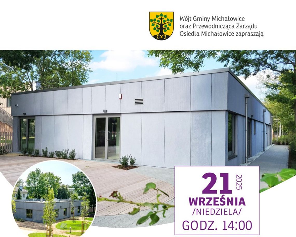 Uroczyste otwarcie nowej świetlicy w Michałowicach